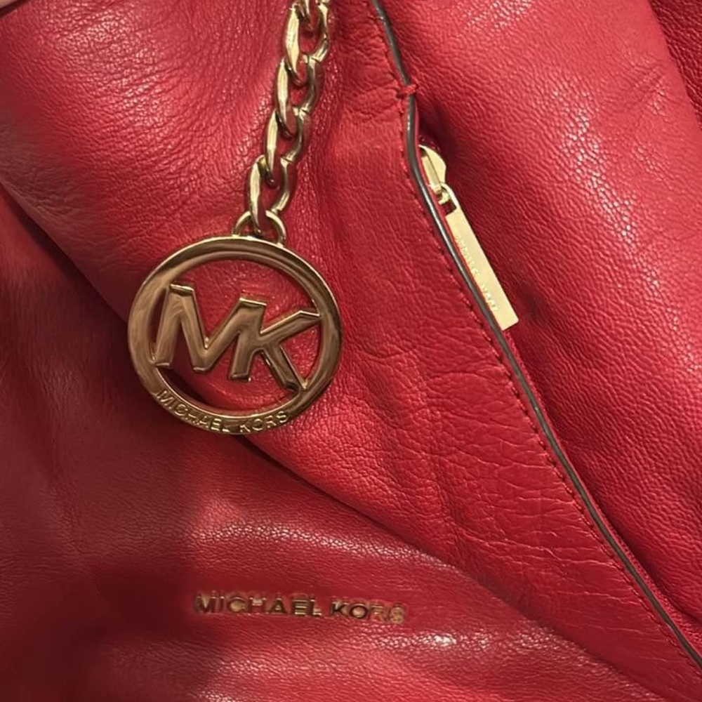 Michael kors red purse